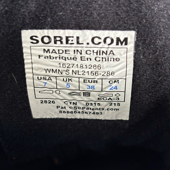 Sorel oiled leather pull-on Slimboot Women’s size 7 - Picture 4 of 5